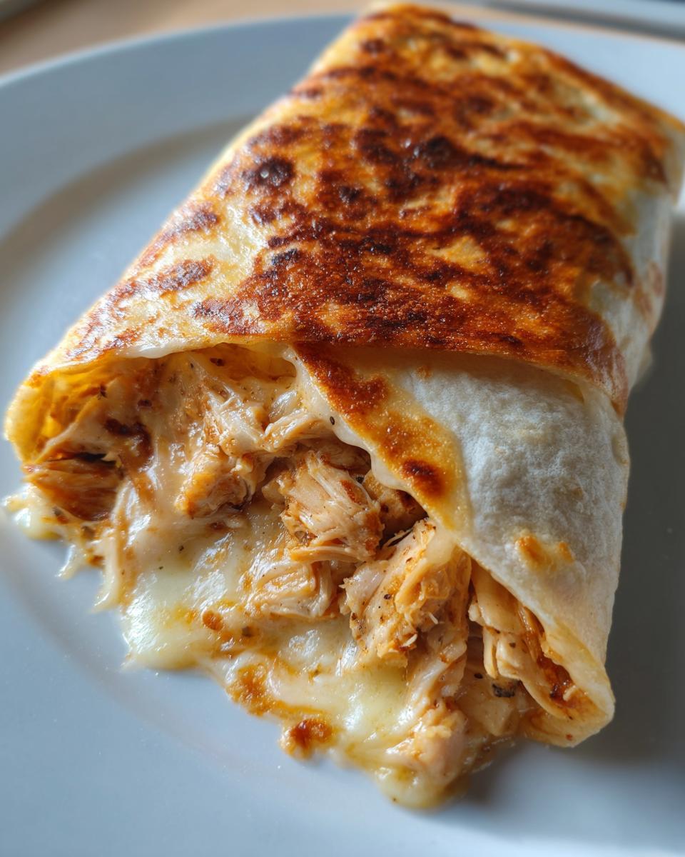 Cheesy Garlic Chicken Wraps - detail 1