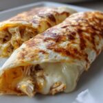 Cheesy Garlic Chicken Wraps