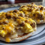 English Muffin Breakfast Pizza