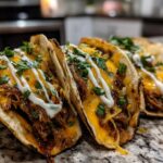 Garlic Butter Honey BBQ Beef Tacos
