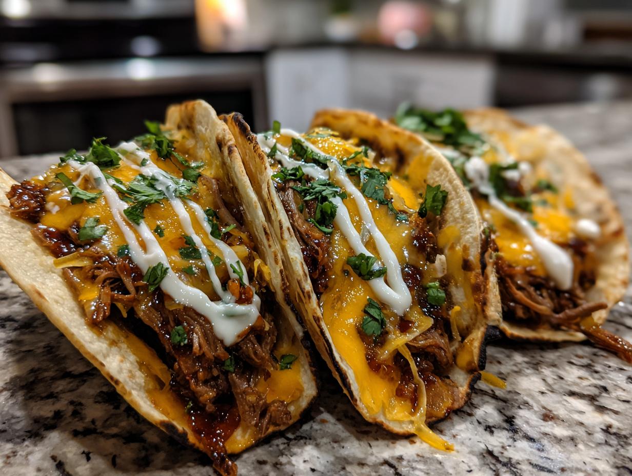 Irresistible Garlic Butter Honey BBQ Beef Tacos in 30 Minutes