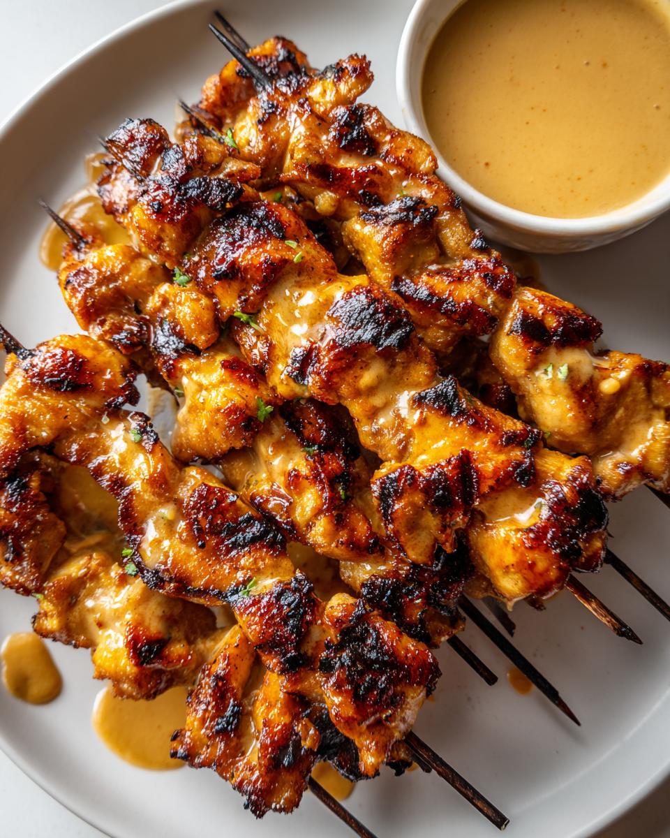 Grilled Thai Coconut Chicken Skewers - detail 4
