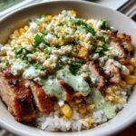 Street Corn Chicken Rice Bowl