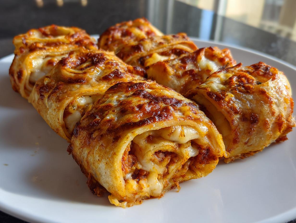 Crispy 3-Ingredient Low-Cal Pizza Rolls Under 100 Calories