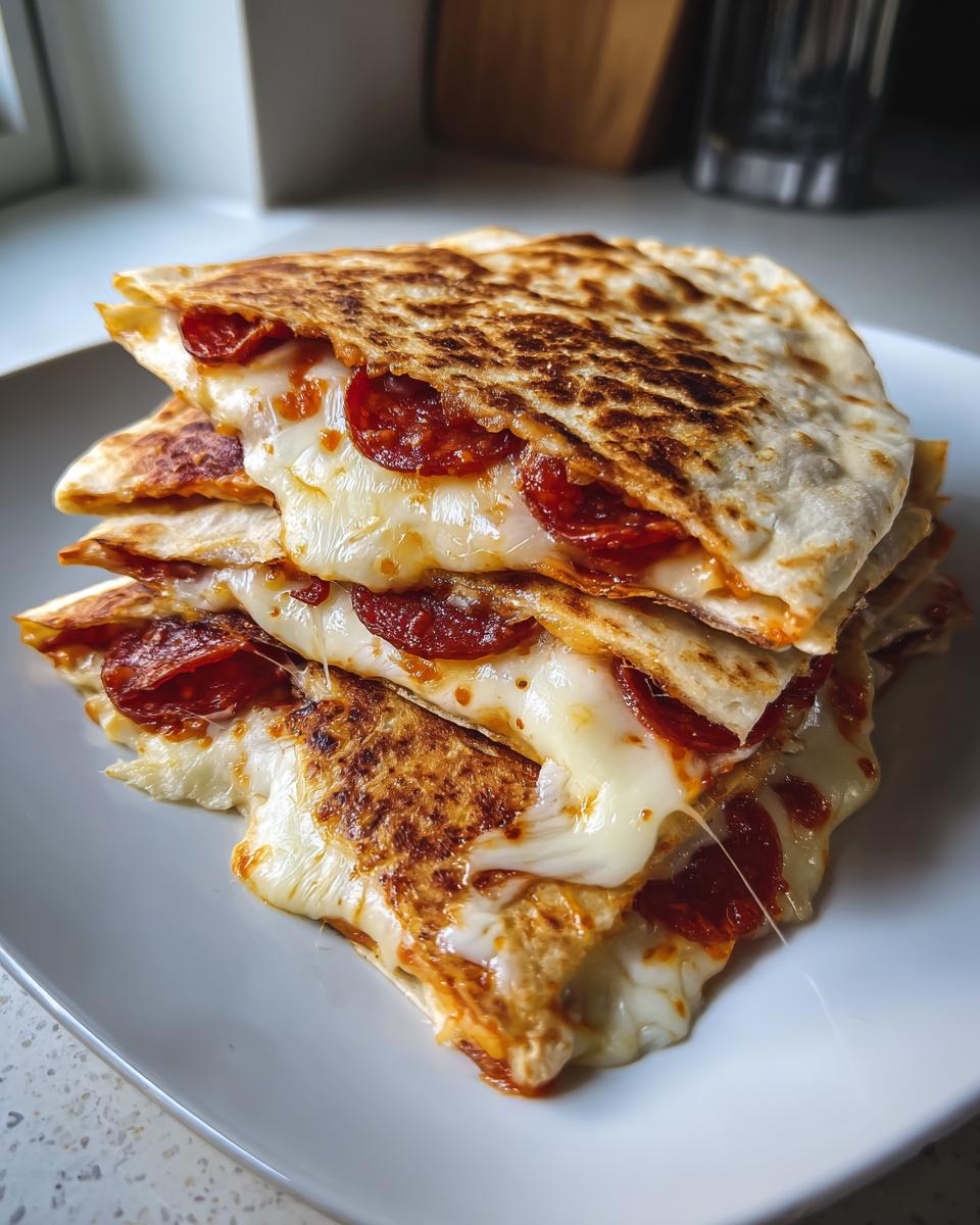 5-Ingredient Pizza Quesadillas - detail 1