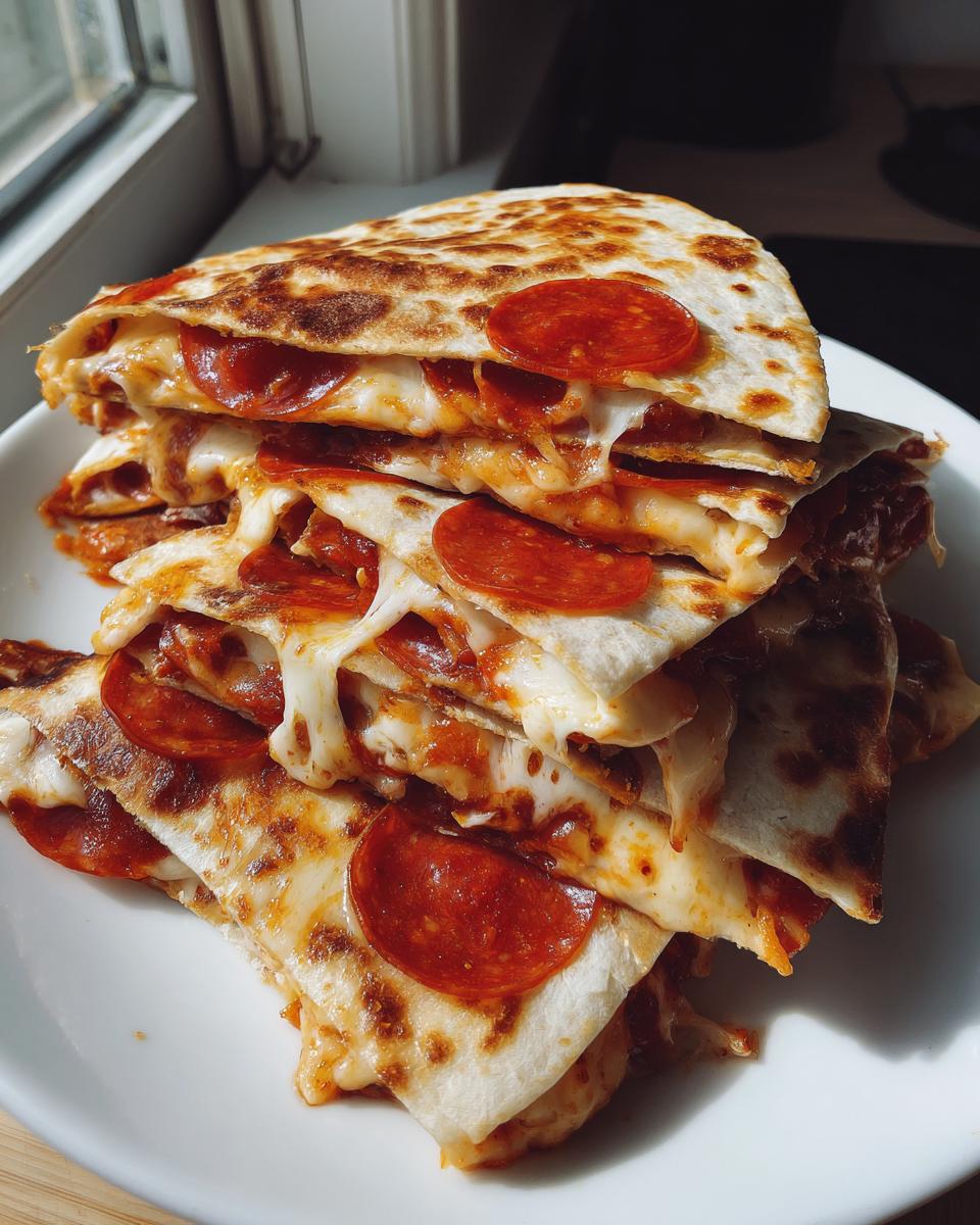 5-Ingredient Pizza Quesadillas - detail 3