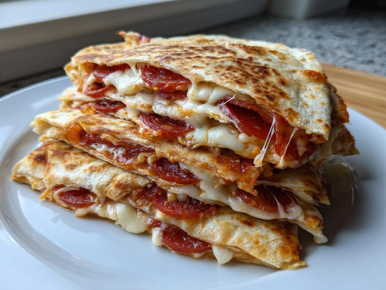 5-Ingredient Pizza Quesadillas Your Family Will Devour Instantly