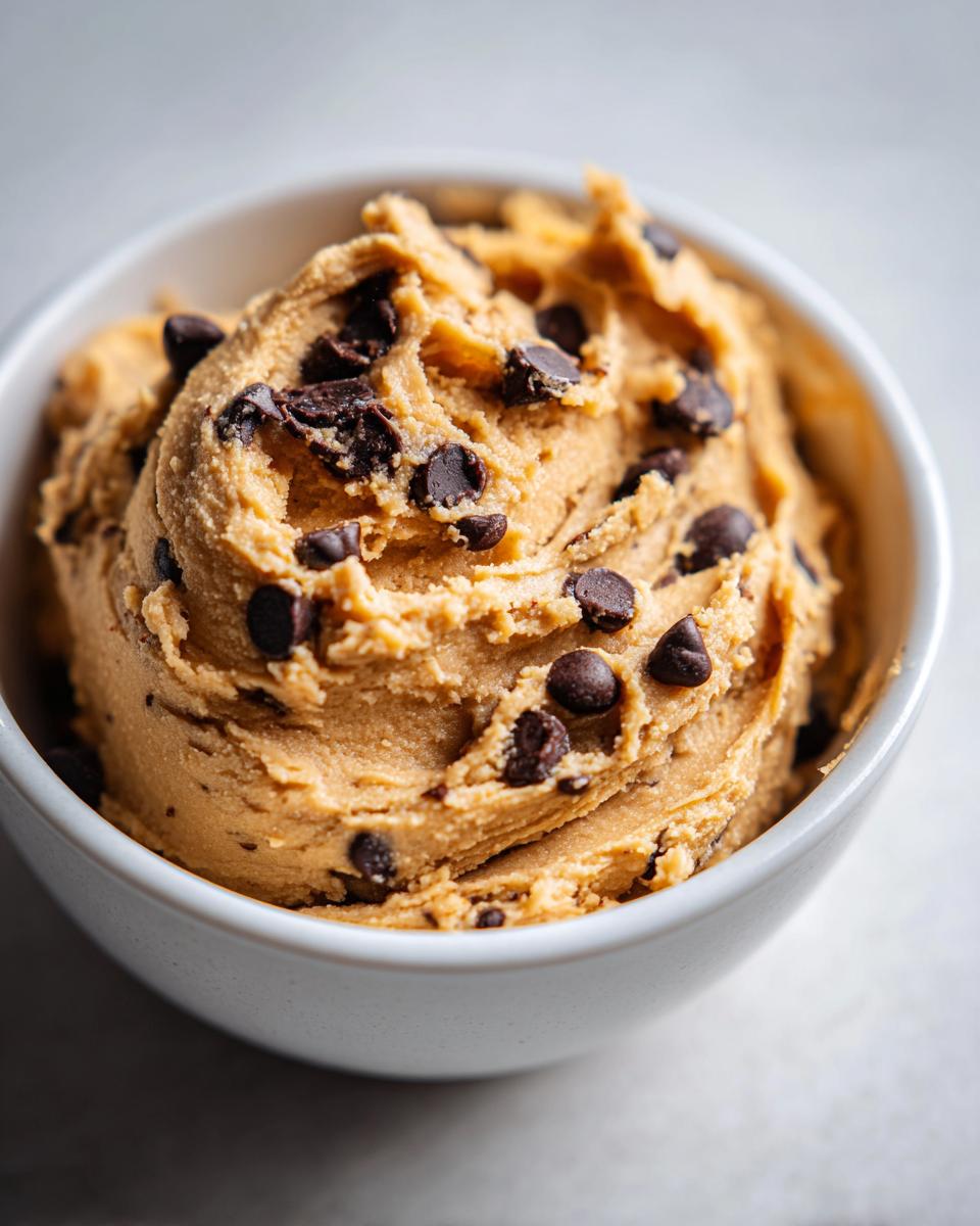 BEST Low Calorie Chickpea Cookie Dough - Healthy! - detail 1