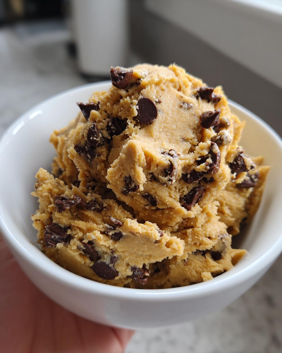 BEST Low Calorie Chickpea Cookie Dough - Healthy! - detail 2