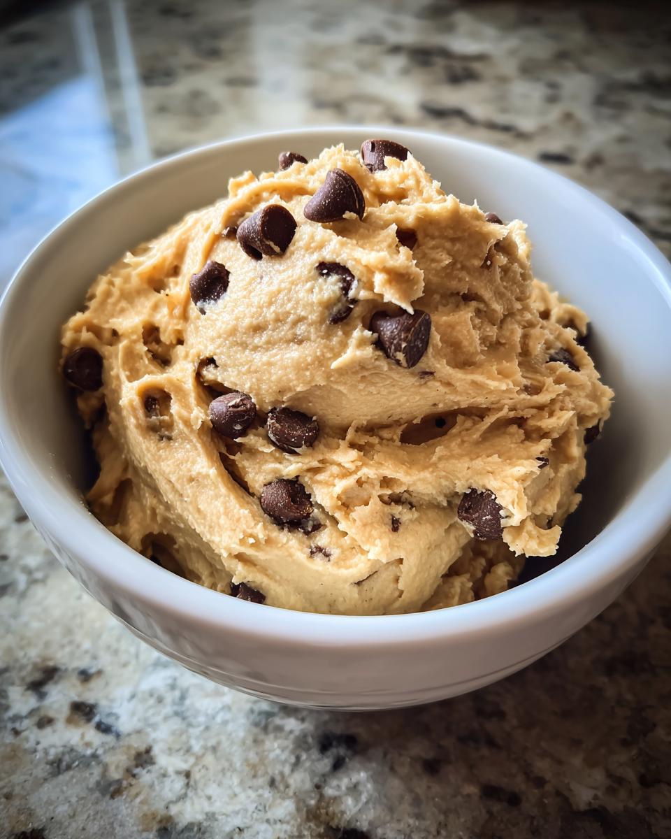 BEST Low Calorie Chickpea Cookie Dough - Healthy! - detail 3