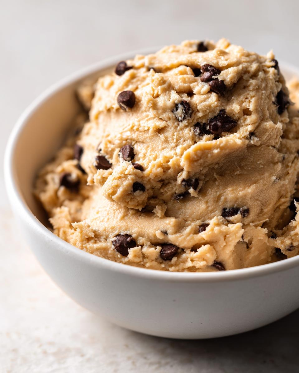 BEST Low Calorie Chickpea Cookie Dough - Healthy! - detail 4