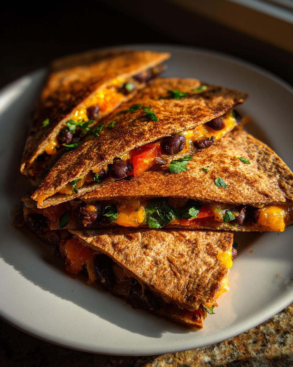 Black Bean Veggie Quesadilla - detail 4