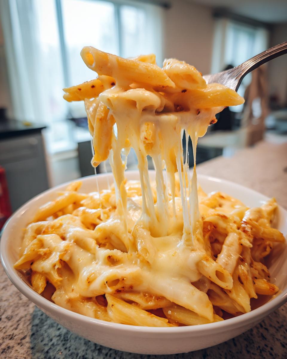 Cheesy One Pot Pasta with Perfectly Cooked Penne - detail 1