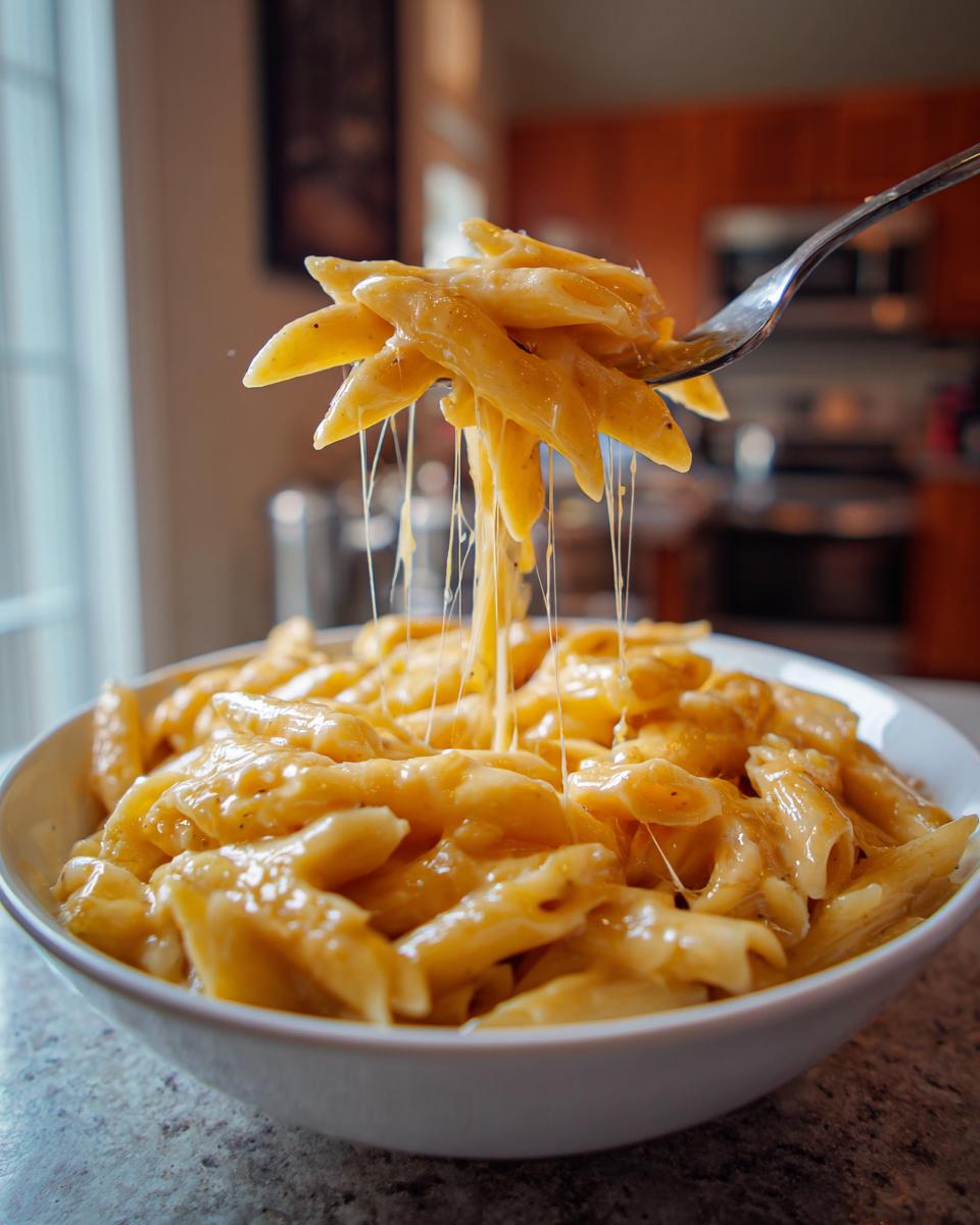 Cheesy One Pot Pasta with Perfectly Cooked Penne - detail 3