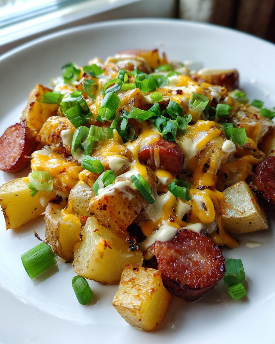 Cheesy Ranch Potatoes and Smoked Sausage - detail 1