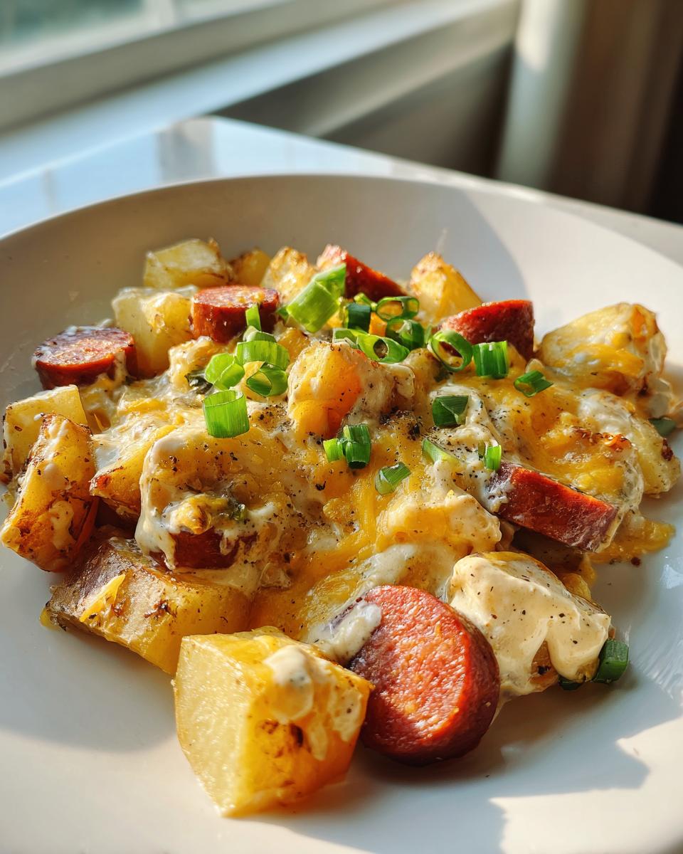 Cheesy Ranch Potatoes and Smoked Sausage - detail 2
