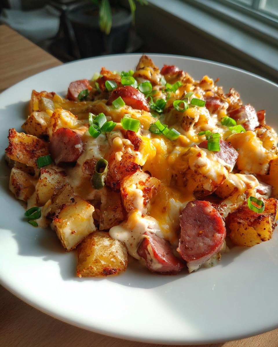 Cheesy Ranch Potatoes and Smoked Sausage - detail 3