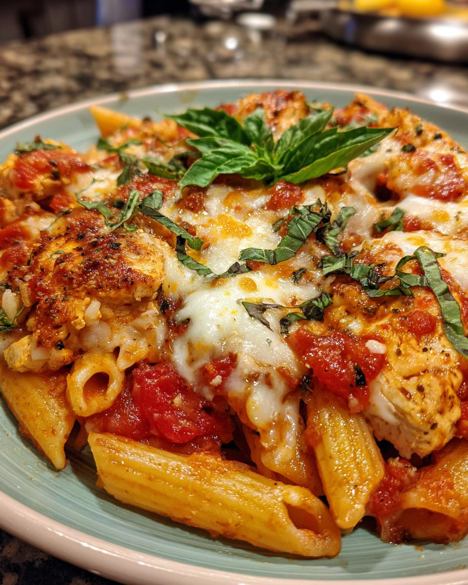 Chicken Parmesan Pasta Skillet Recipe - detail 1