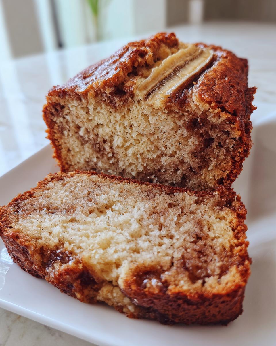 Cinnamon Roll Banana Bread - detail 3