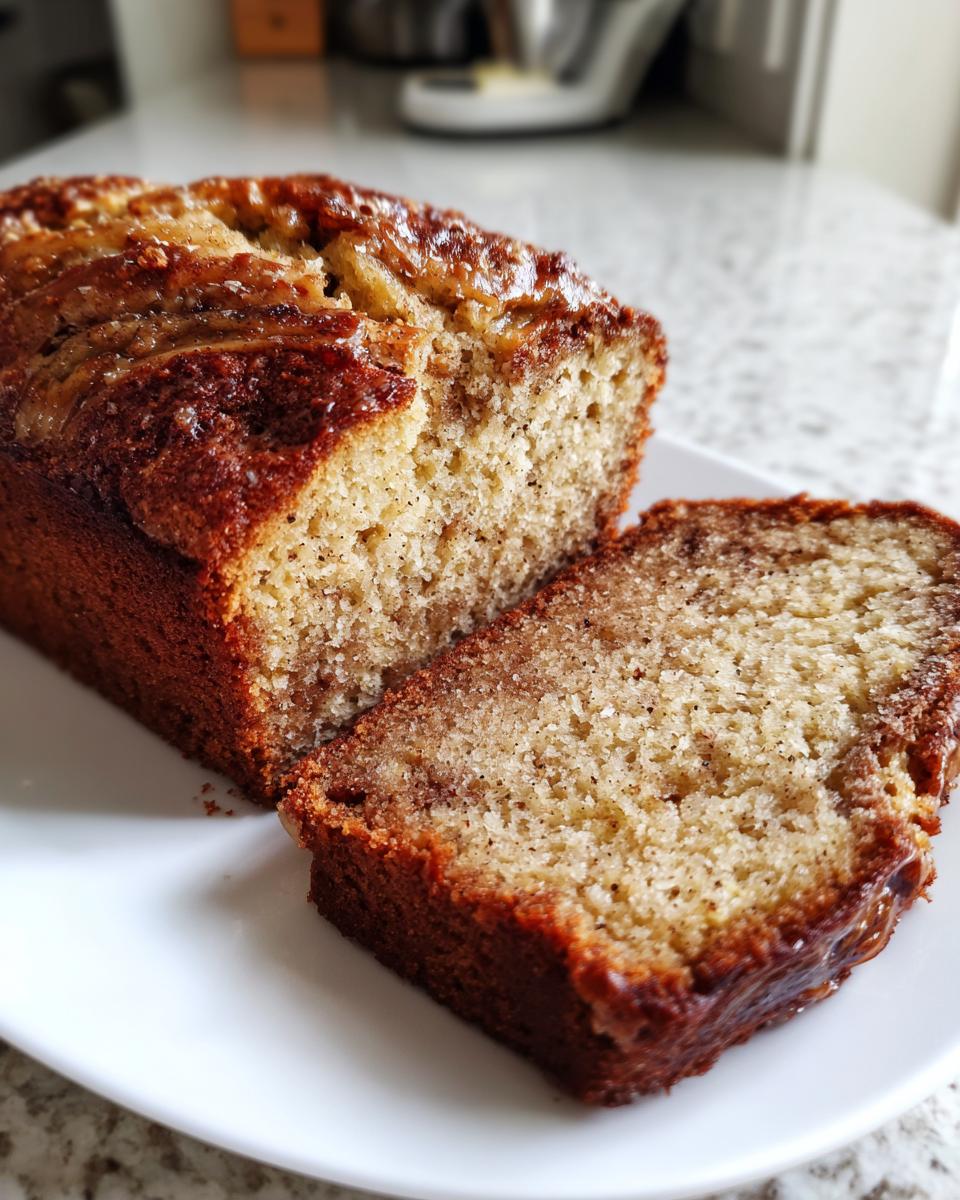 Cinnamon Roll Banana Bread - detail 4