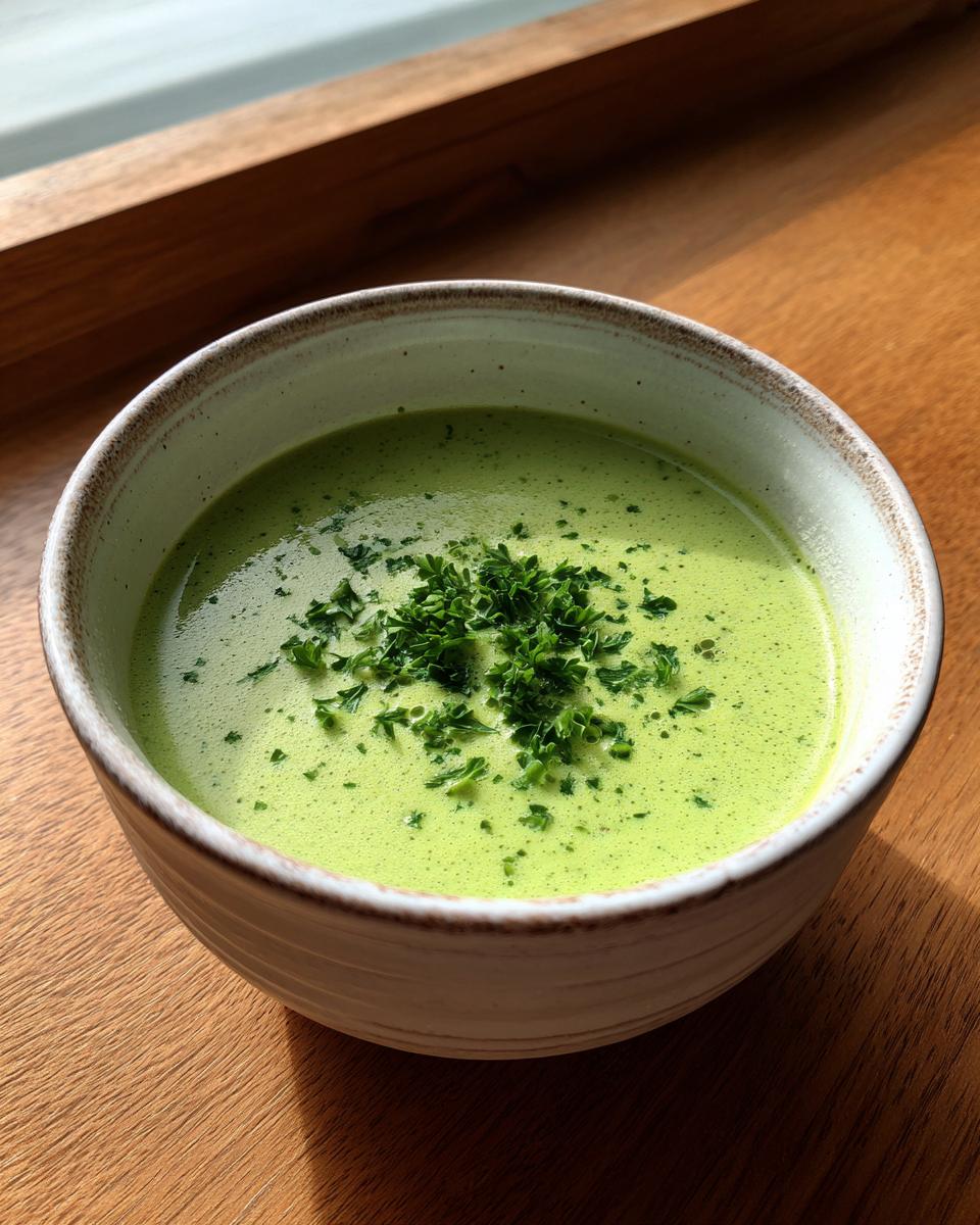 Cream of Spring Vegetable Soup - detail 1