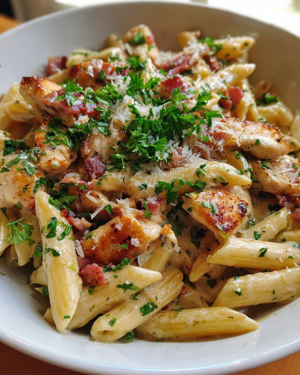 Creamy Chicken Bacon Ranch Pasta - detail 1