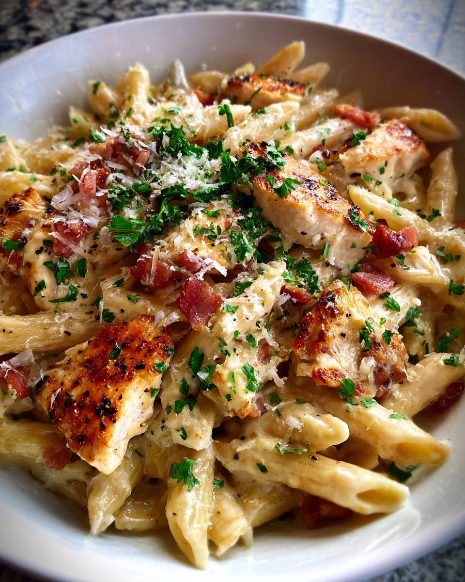 Creamy Chicken Bacon Ranch Pasta - detail 4