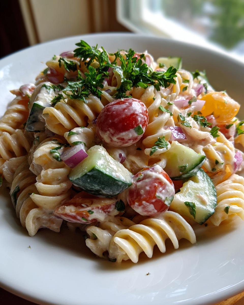 Creamy Pasta Salad - Perfect Summer Side Dish - detail 2