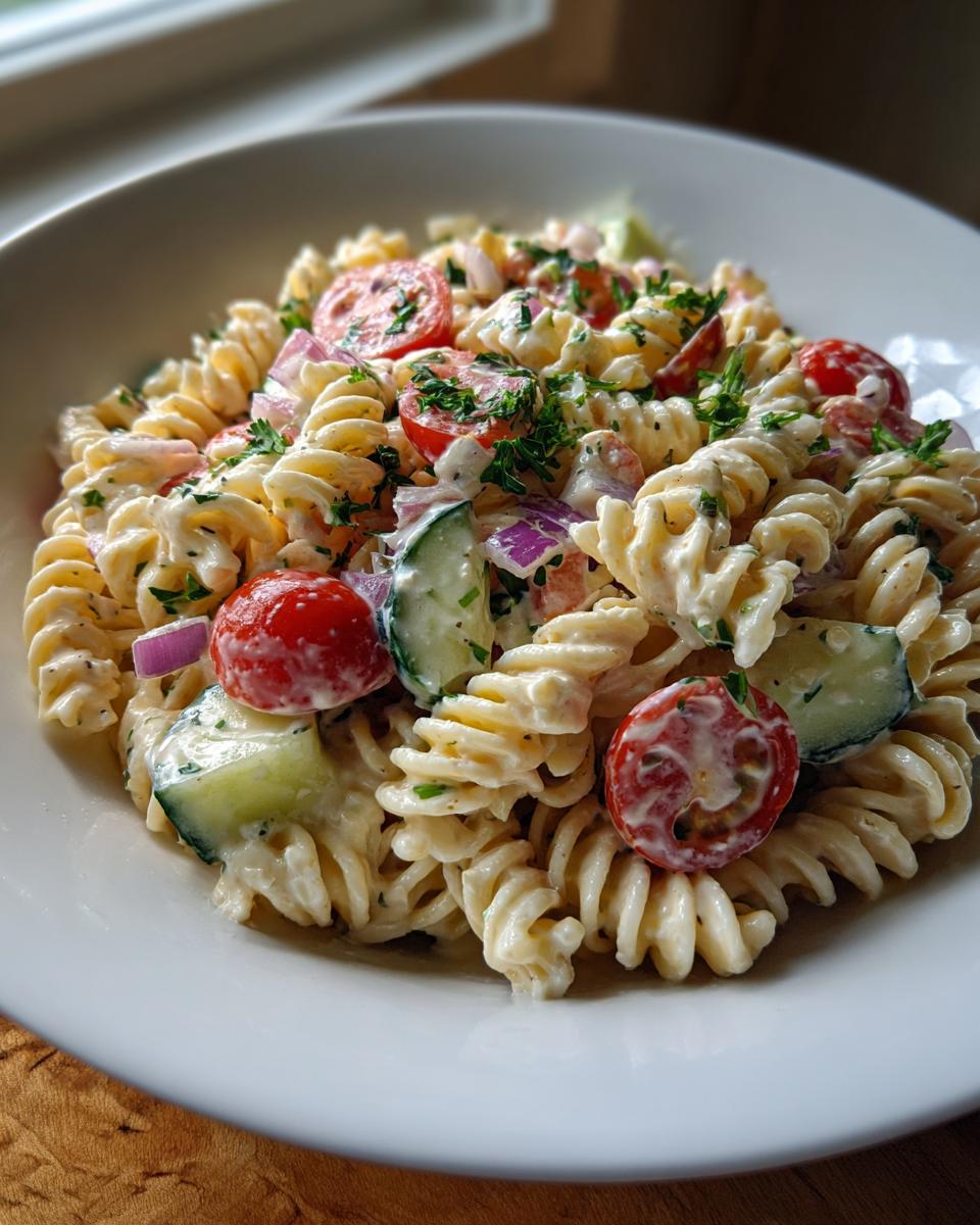 Creamy Pasta Salad - Perfect Summer Side Dish - detail 4
