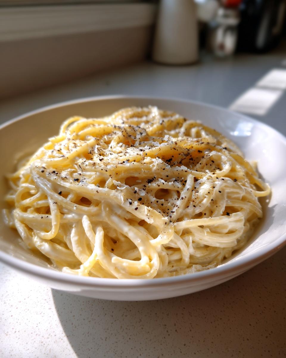 Creamy White Sauce for Spaghetti Pasta - detail 1