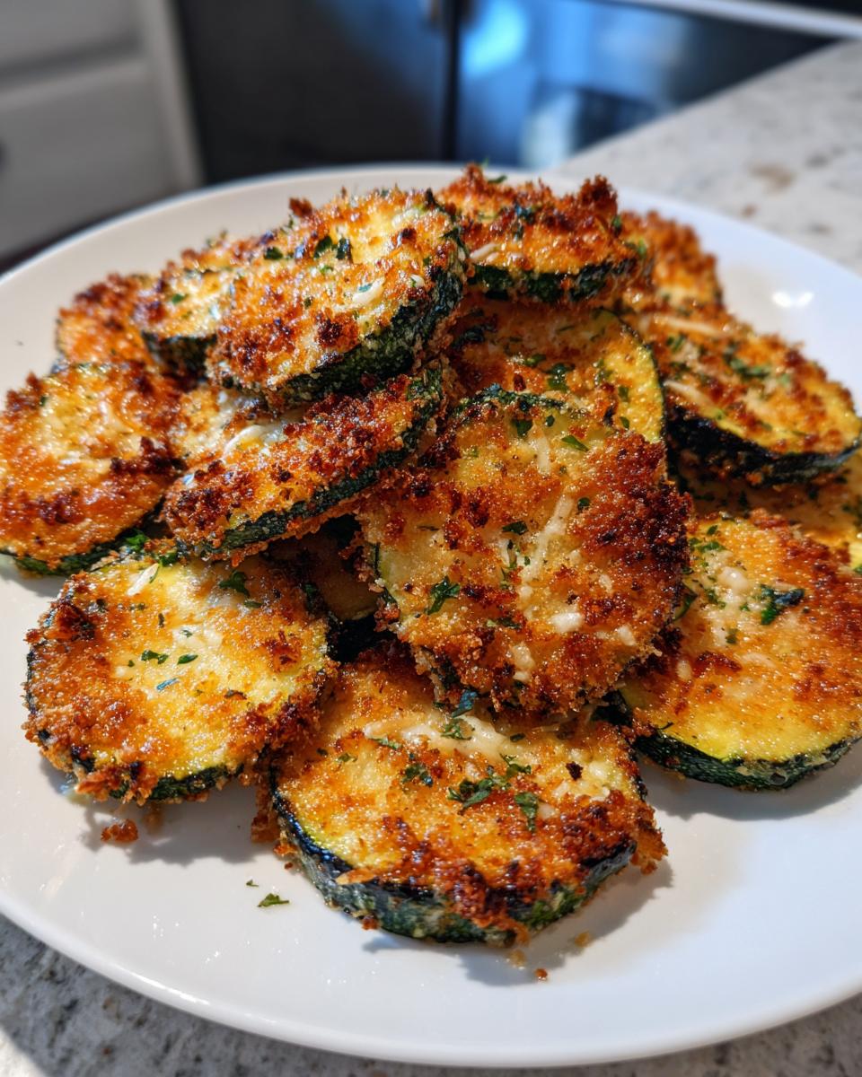 Crispy Baked Parmesan Zucchini (Healthy + Easy Side Dish) - detail 1