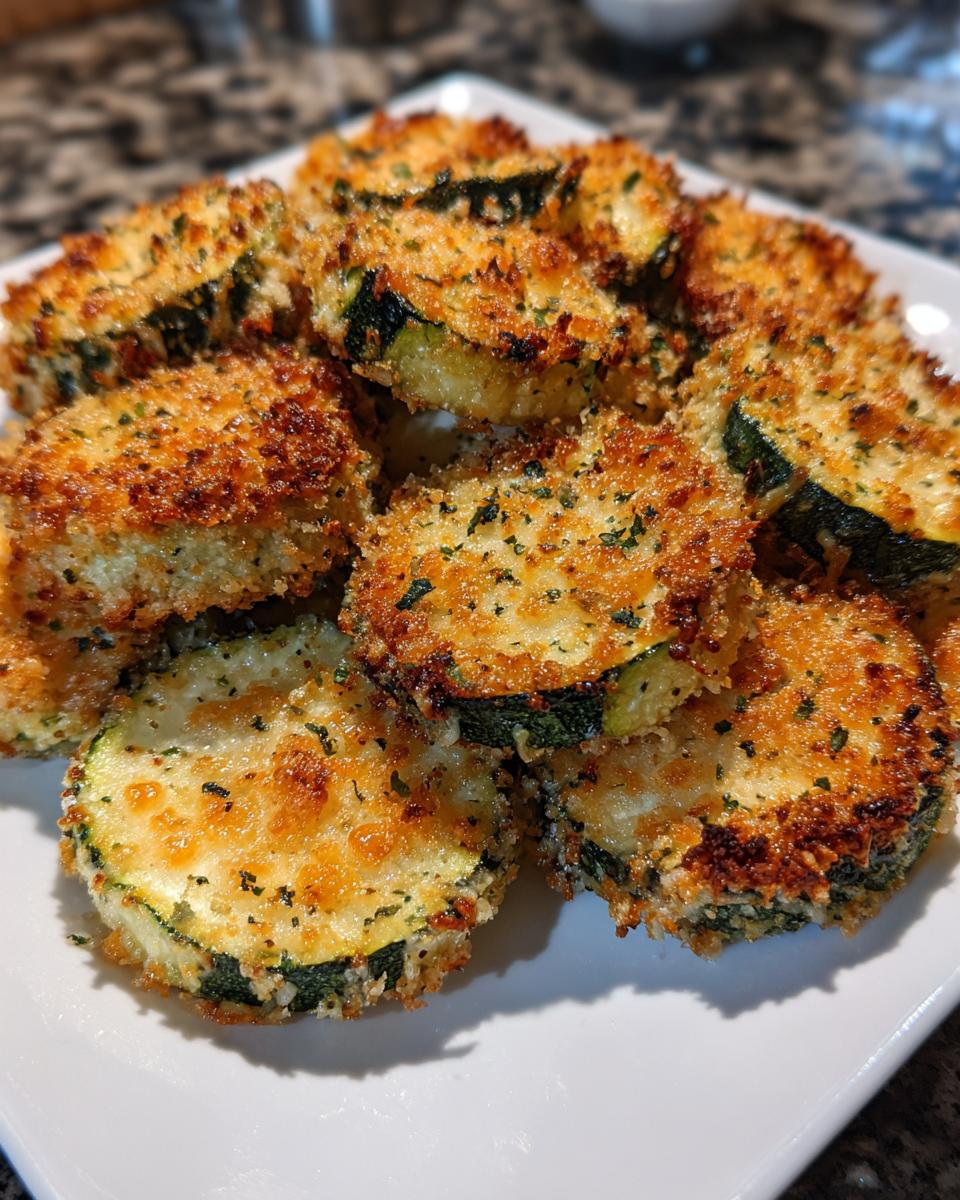 Crispy Baked Parmesan Zucchini (Healthy + Easy Side Dish) - detail 2