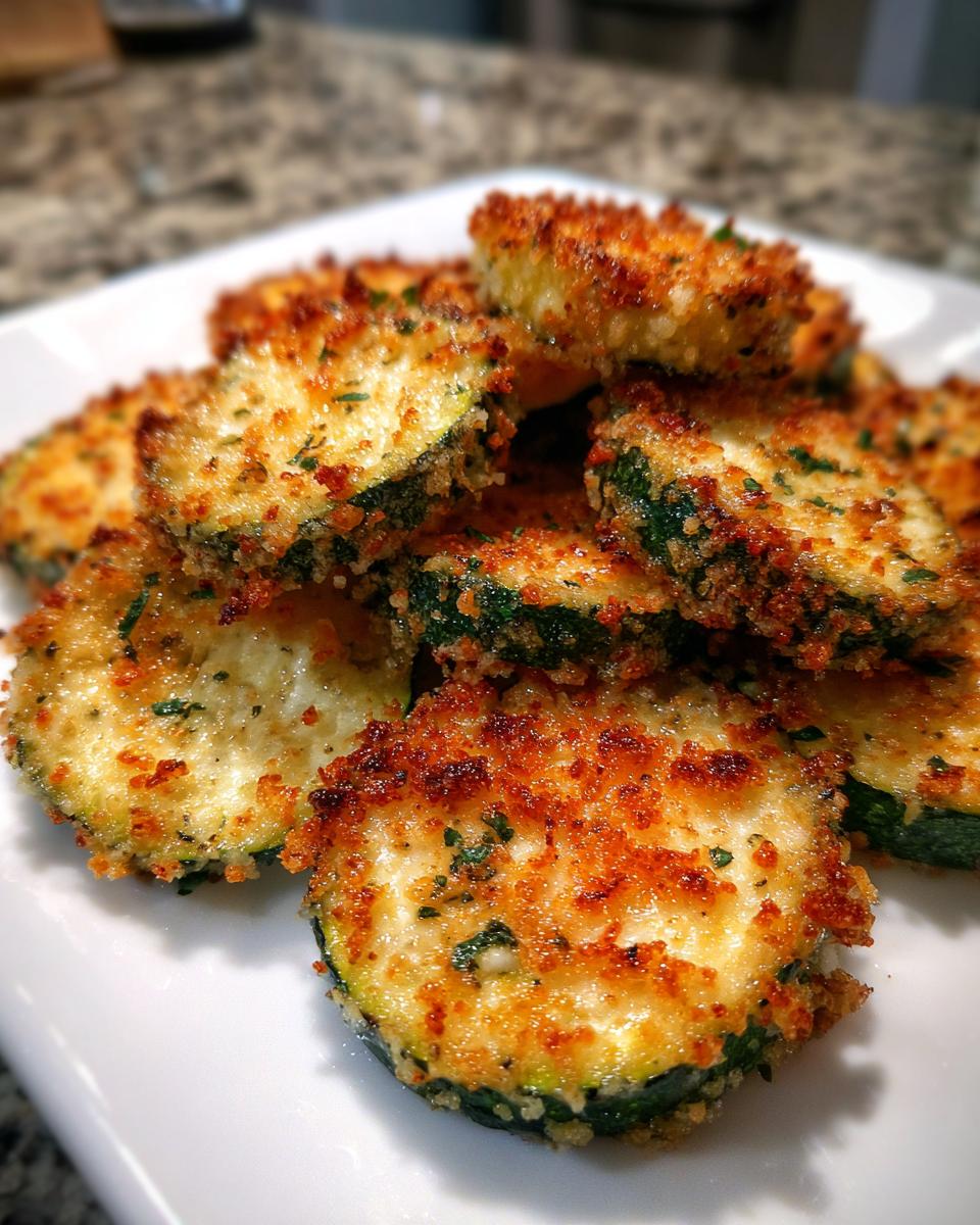 Crispy Baked Parmesan Zucchini (Healthy + Easy Side Dish) - detail 3