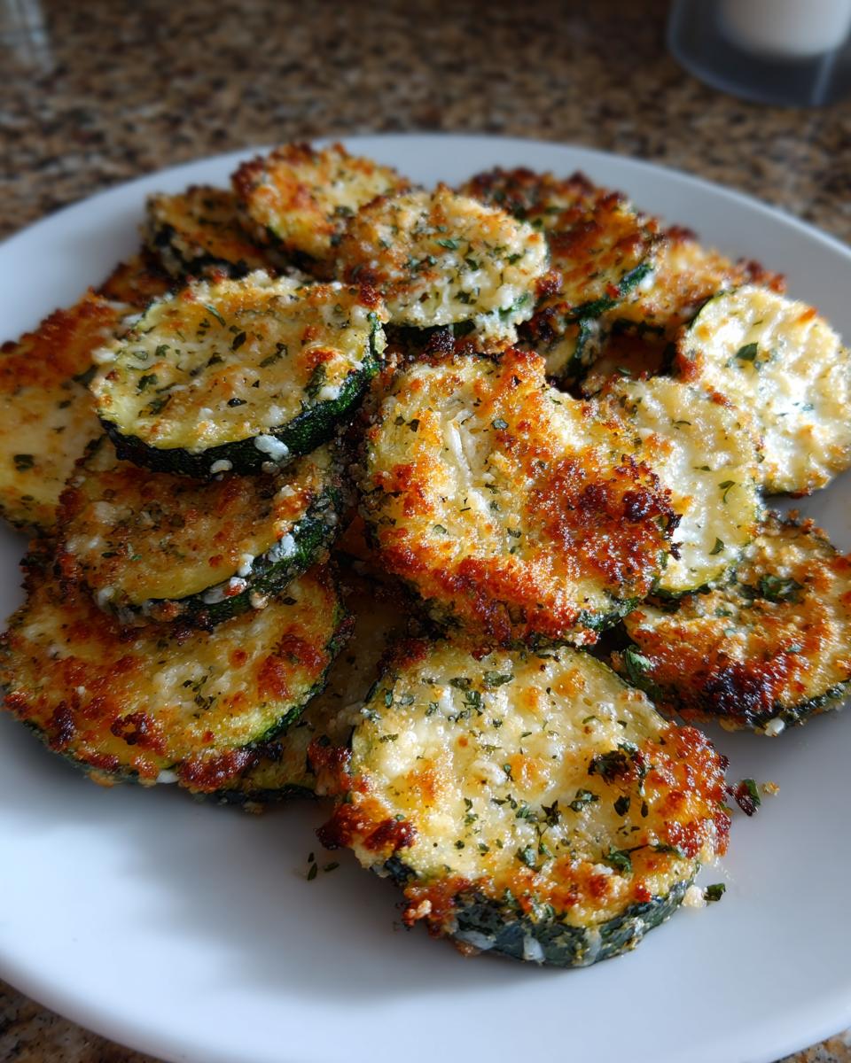 Crispy Baked Parmesan Zucchini (Healthy + Easy Side Dish) - detail 4