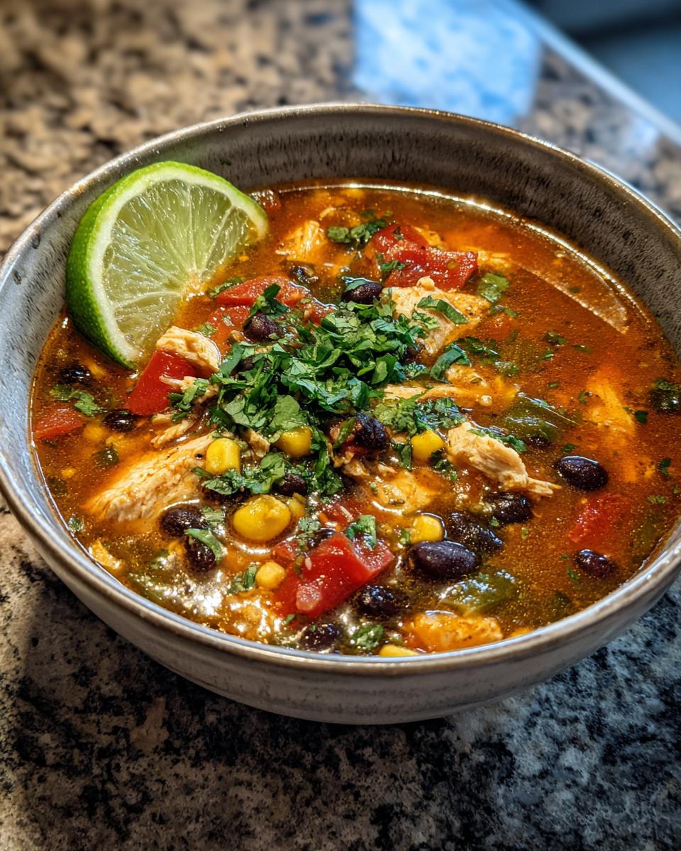Detox Southwest Chicken Soup Recipe - detail 1