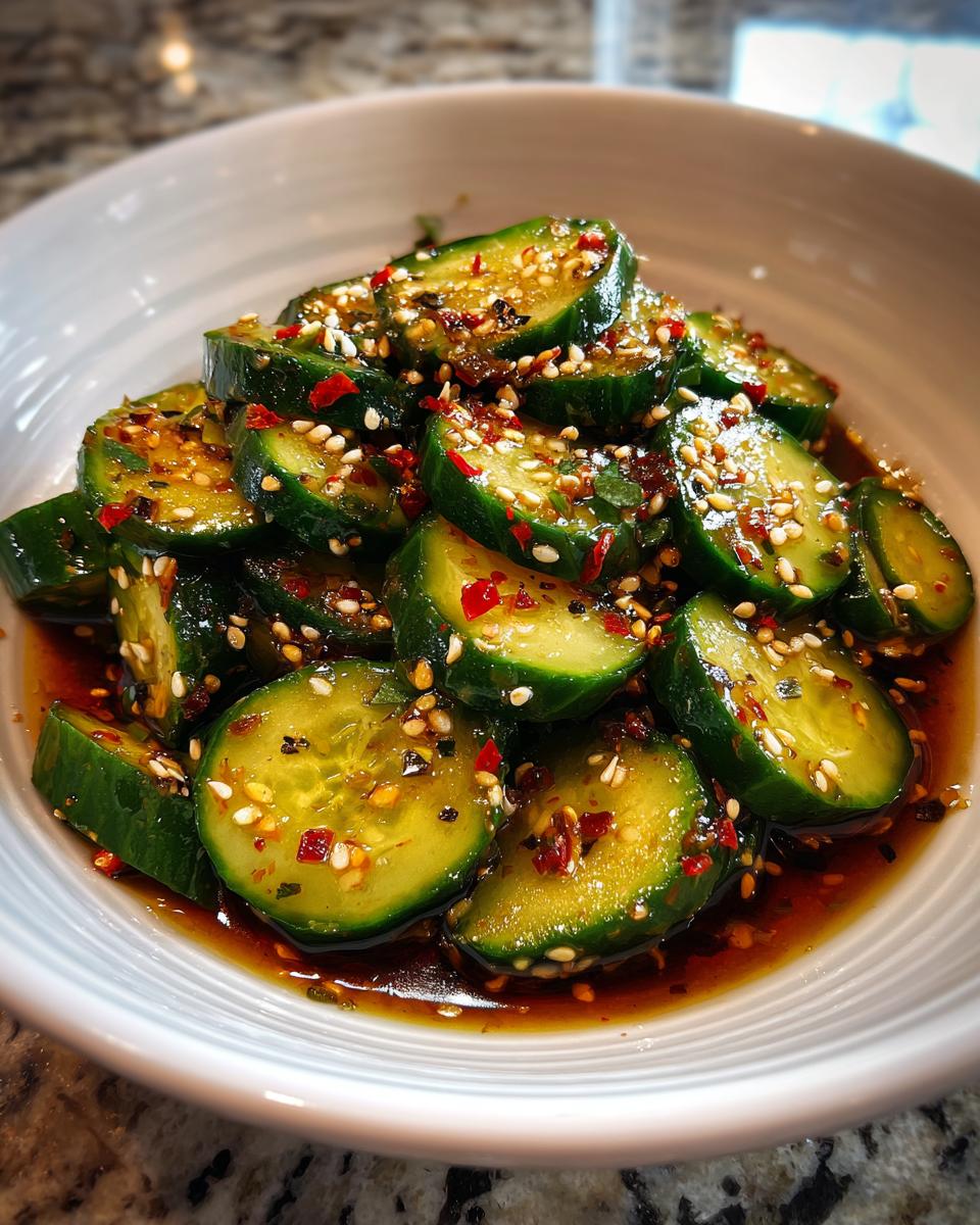 Easy Asian Cucumber Salad - detail 1