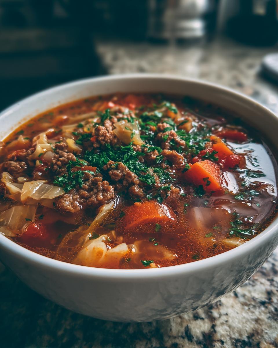 Easy Cabbage Roll Soup Recipe - detail 3