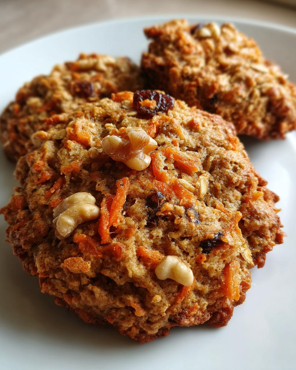 Easy Carrot Cake Oatmeal Cookies Recipe - detail 1
