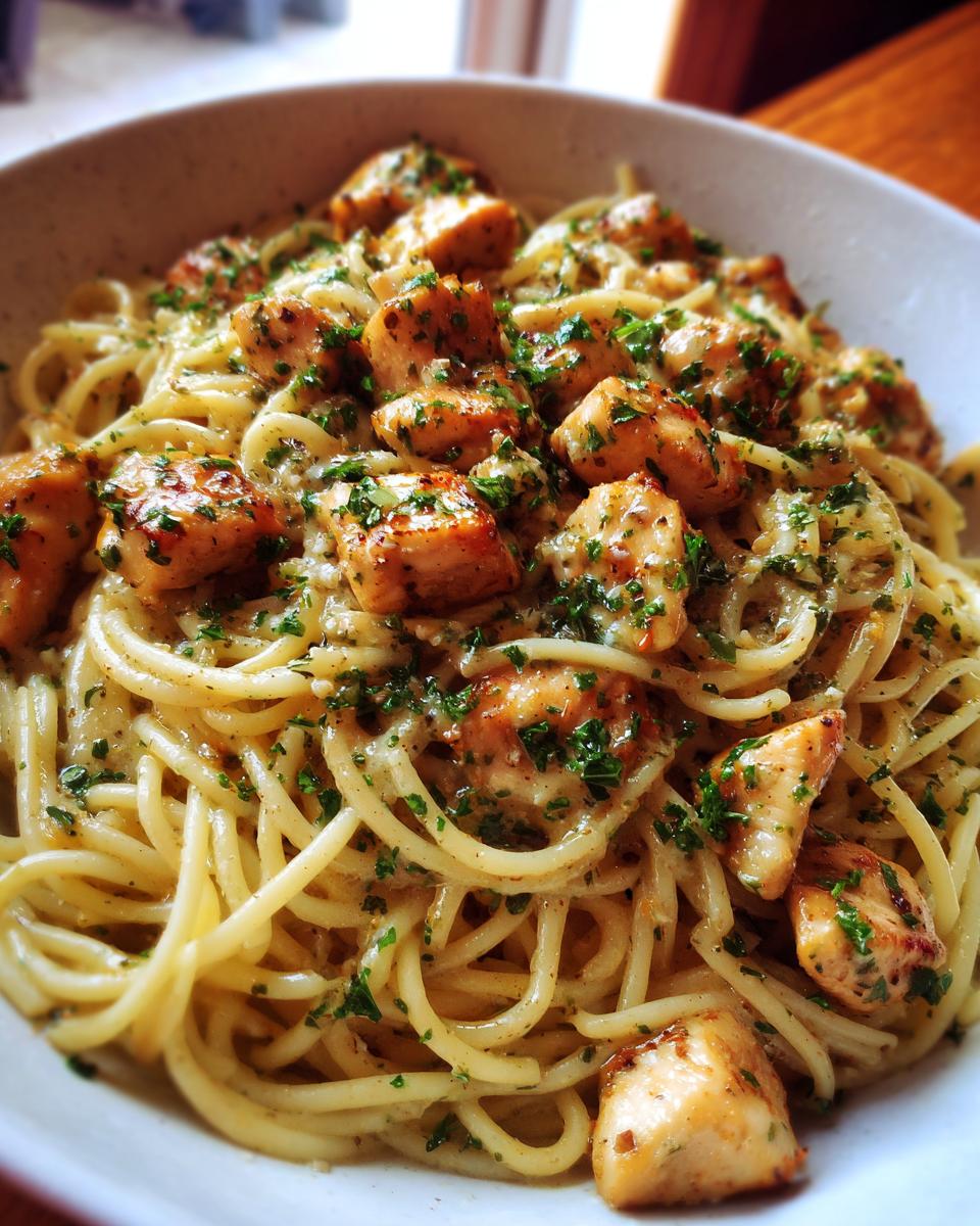 Easy Garlic Parmesan Chicken Pasta Recipe for a Healthy Dinner - detail 5