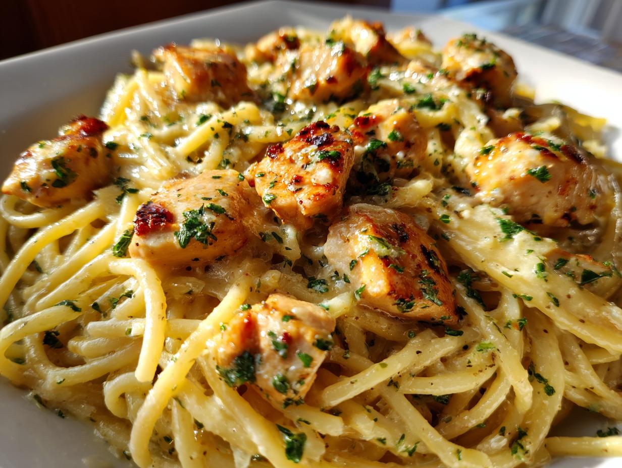 30-Minute Garlic Parmesan Chicken Pasta – Irresistibly Easy & Healthy