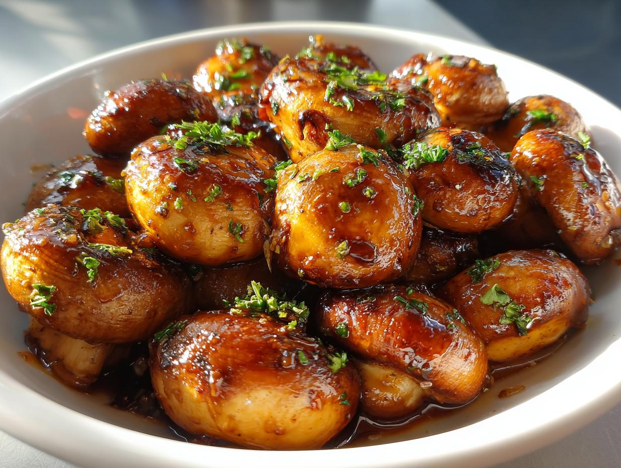 55-Minute Magic Roasted Mushrooms with Soy Sauce & Honey Bliss