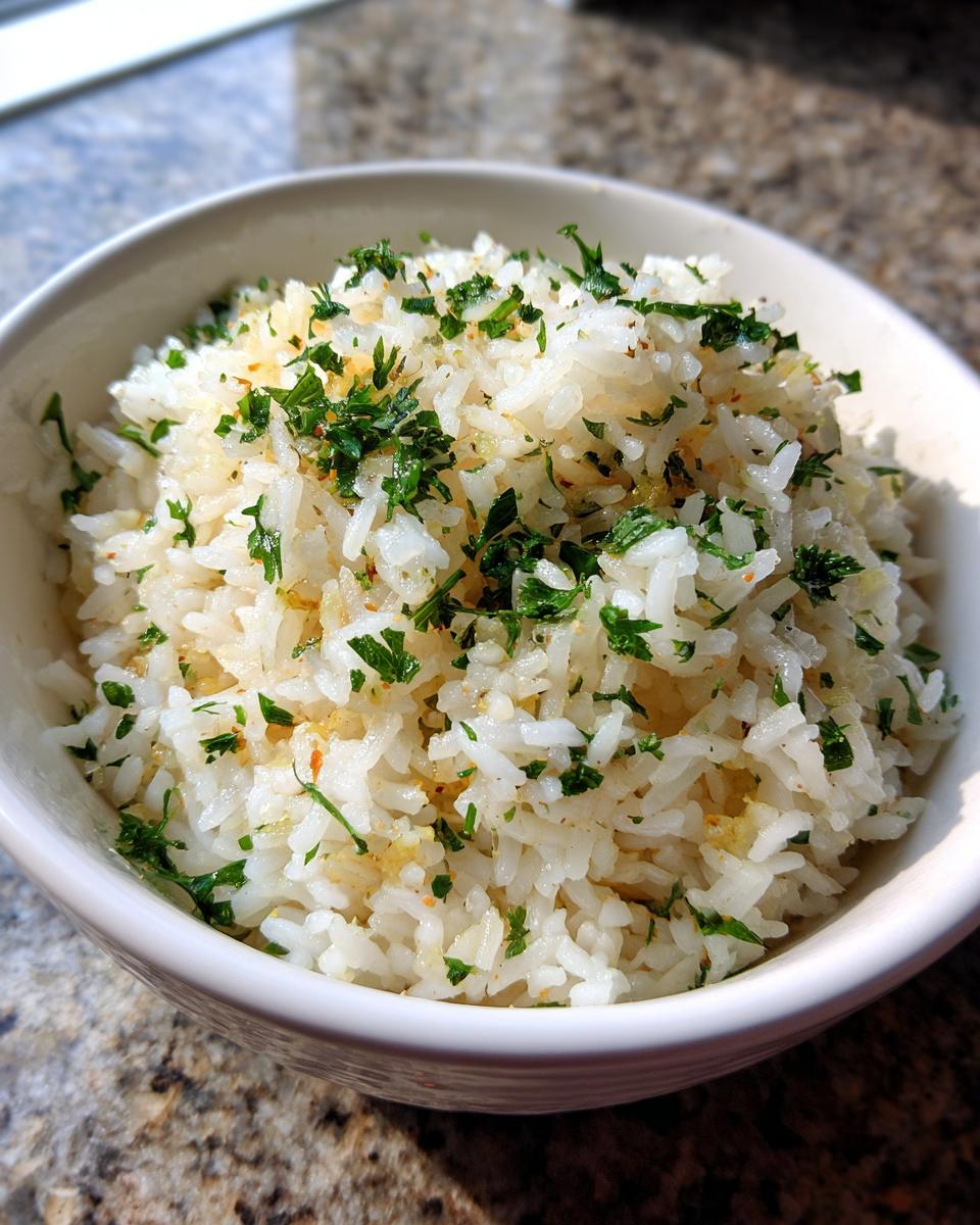 Flavorful Greek Lemon Rice - detail 2
