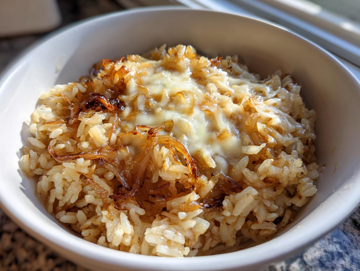Irresistible French Onion Butter Rice in 25 Minutes Flat
