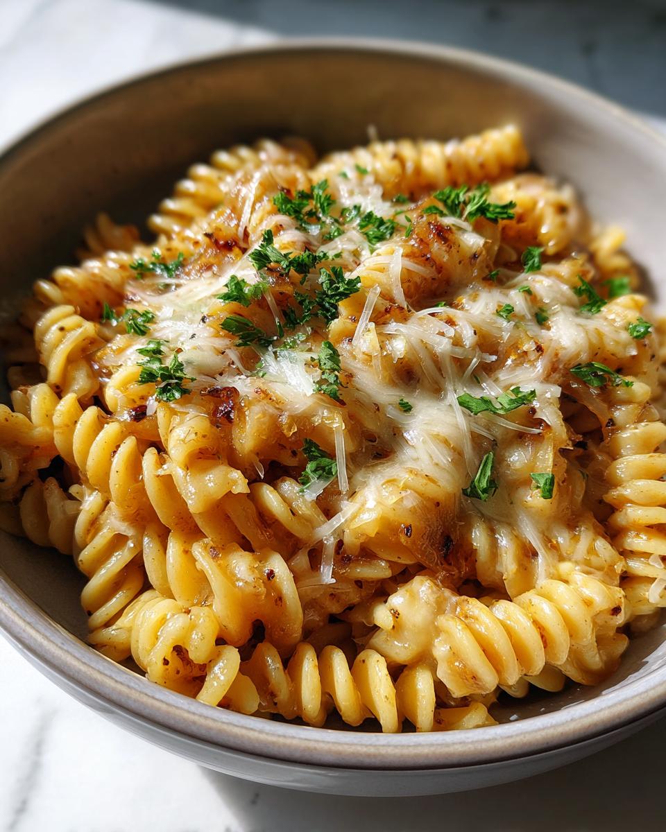 French Onion Pasta Recipe - One Pot Wonder - detail 2