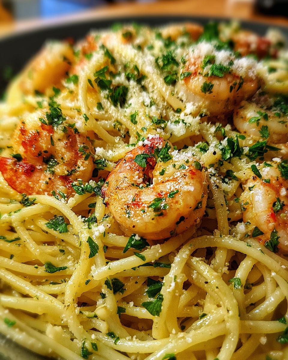 Garlic Butter Shrimp Pasta - detail 1