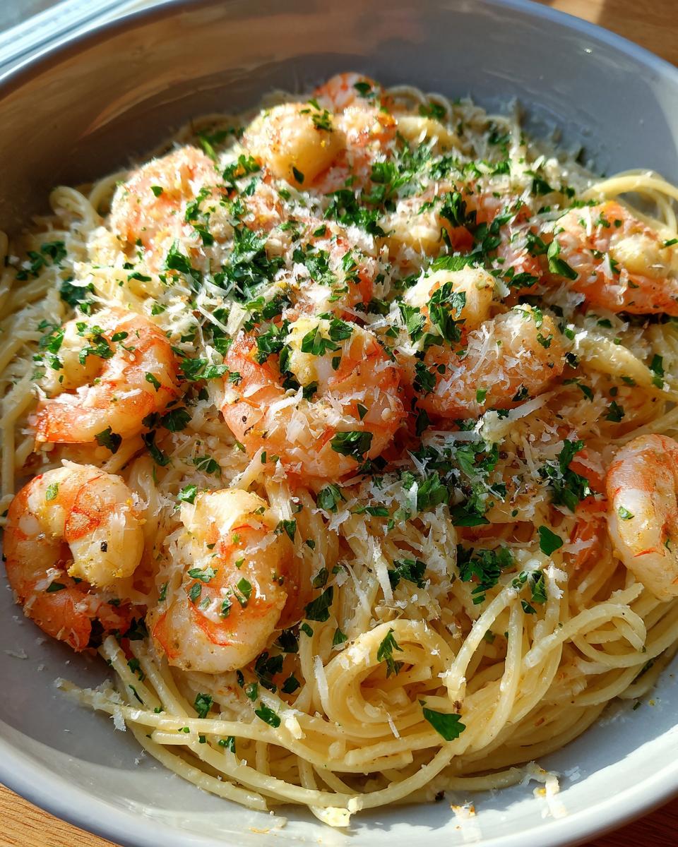Garlic Butter Shrimp Pasta - detail 3