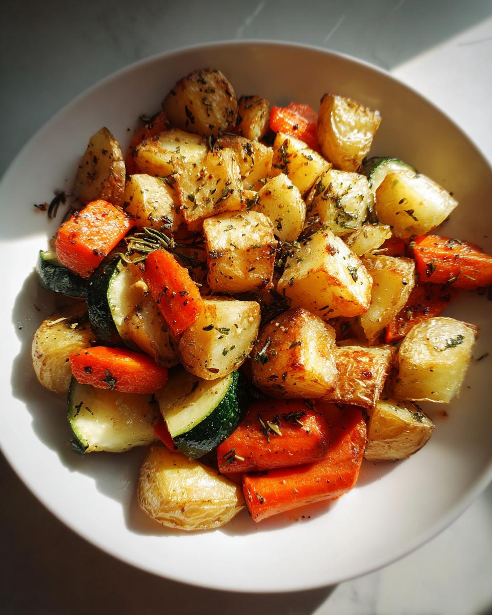 Garlic Herb Roasted Potatoes, Carrots, and Zucchini - detail 5
