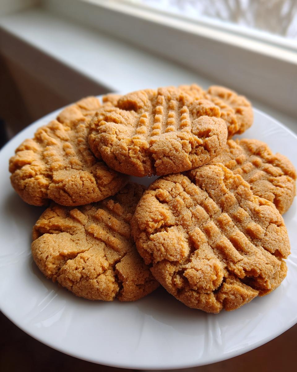 Gluten Free and Dairy Free Soft and Chewy Peanut Butter Cookies (High Protein!) - detail 1