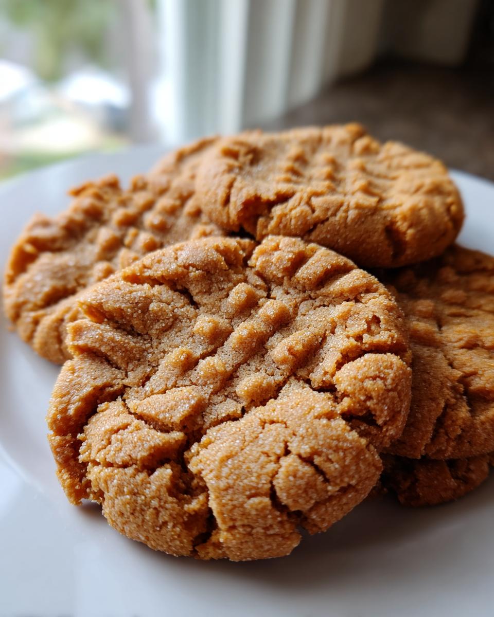 Gluten Free and Dairy Free Soft and Chewy Peanut Butter Cookies (High Protein!) - detail 2