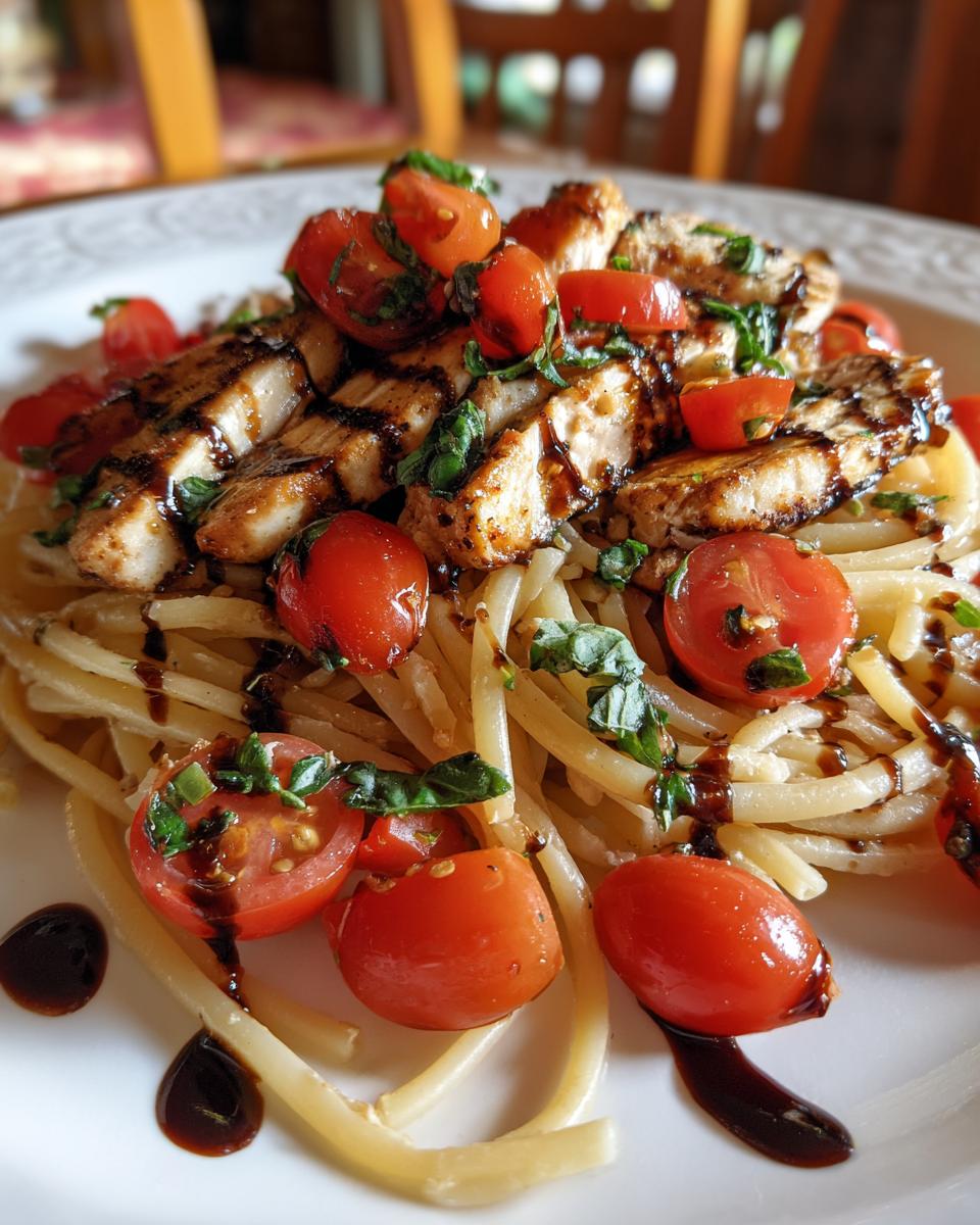 Healthy Bruschetta Chicken Pasta for a Nutritious Meal - detail 3